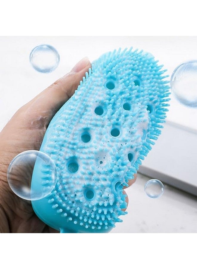 Silicone Soft Shower Body Brush for Men,Women and Kids Alternative to Traditional Back bath Scrubbers - Image 2