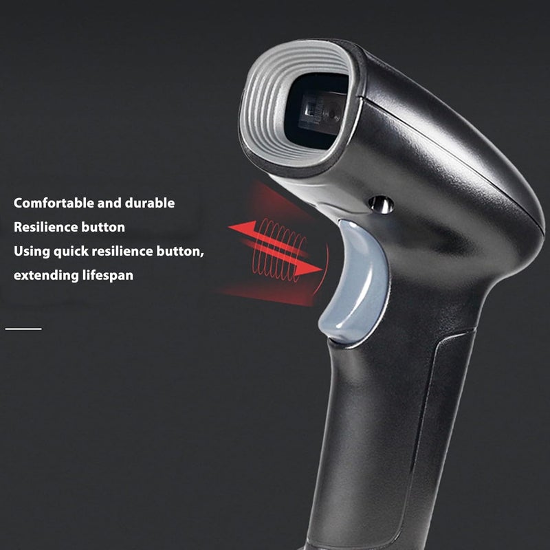 Regulated warehouse storage Barcode Scanner, 2D Barcode Reader with 640x480 CMOS Sensor for Warehouse Library Supermarket Inventory POS System, Supports 1D 2D QR Code Scanning, Wireless and Wired Connection Size-sorted warehouse storage Transit & use compatible Cost saving user oriented build Neat shape Regional central warehouse stock All space matching look Anti topple design Wet anti slip Global production standard crafted Worldwide popular practical build Climate adapted delivery plan Consistent single item quality Flexible anti-break Backup reserve local stock Balanced structure Precision polished solid material Various fittings Affordable fast purchase options Compact design Permanent & temporary usable Heavy load resistant Any KSA address orderable KSA stocked goods Single & bulk use compatible - Image 5