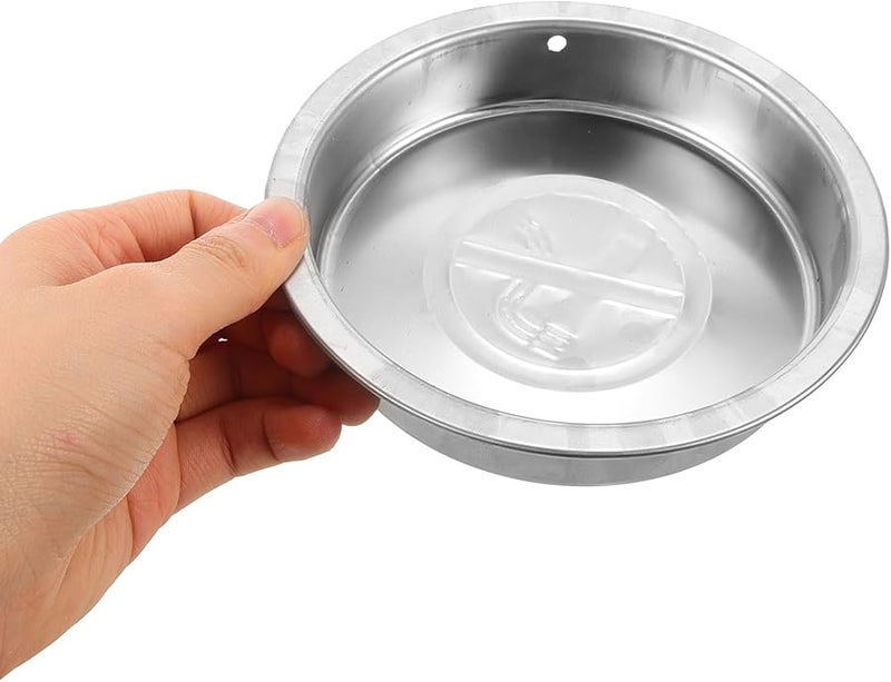 Stainless Steel Ashtray For Trash Can Top Outdoor Patio Living Room Cigarette Ashes Holder - Image 2