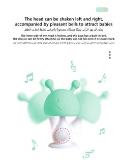 Jourvent Super Soft Silicone Teether with Suction Base - Visually Stimulating and Easy to Grasp Toy for Baby Teething Relief - 3+ Months  - Image 5