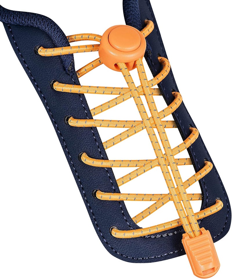 iLiveX No Tie Shoelaces - Elastic Shoe Laces - Lock Shoelaces for Sneakers - One Size Fits All for Adults and Kids - Image 1