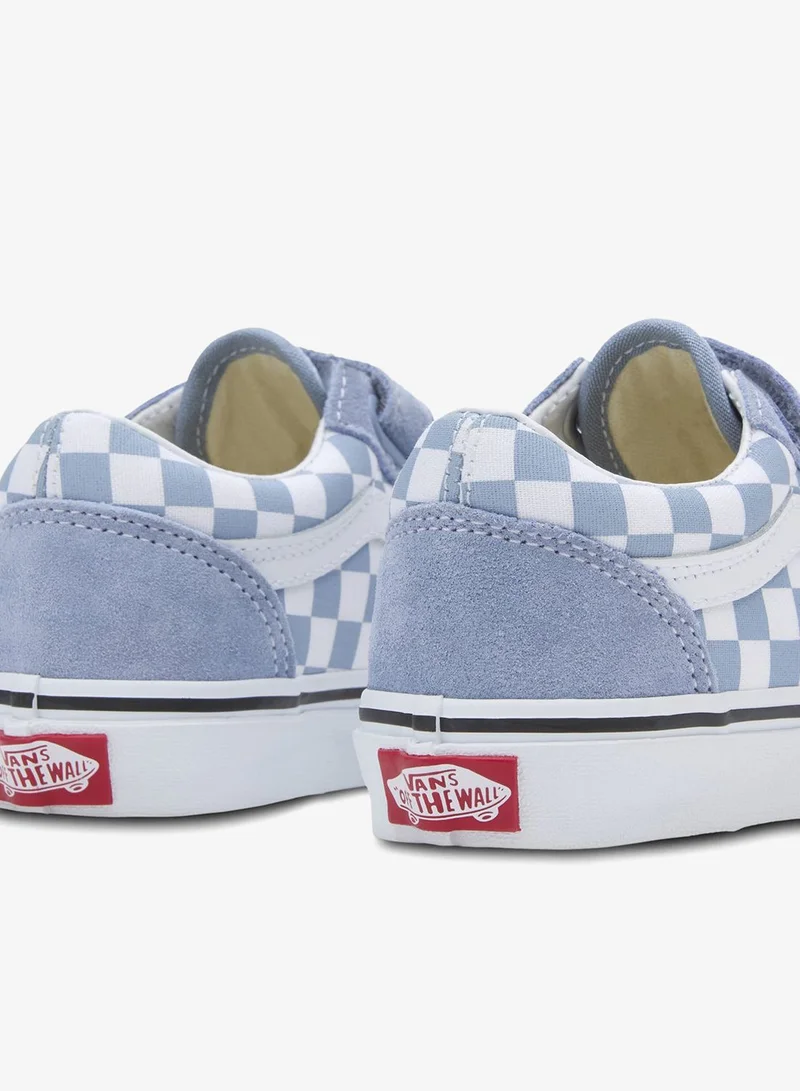 VANS Kids' Old Skool V Checkerboard Shoes