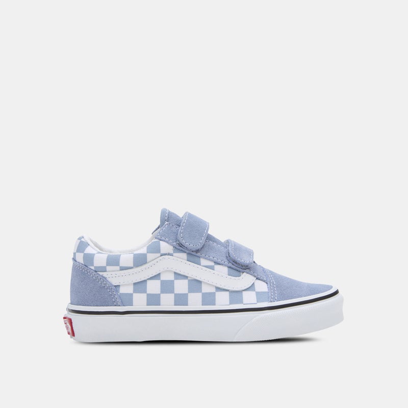 VANS Kids' Old Skool V Checkerboard Shoes - Image 1