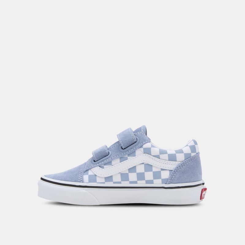 VANS Kids' Old Skool V Checkerboard Shoes - Image 3