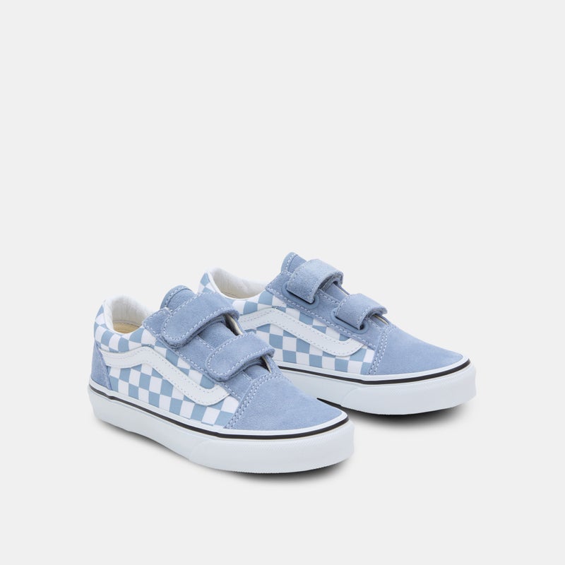 VANS Kids' Old Skool V Checkerboard Shoes - Image 2