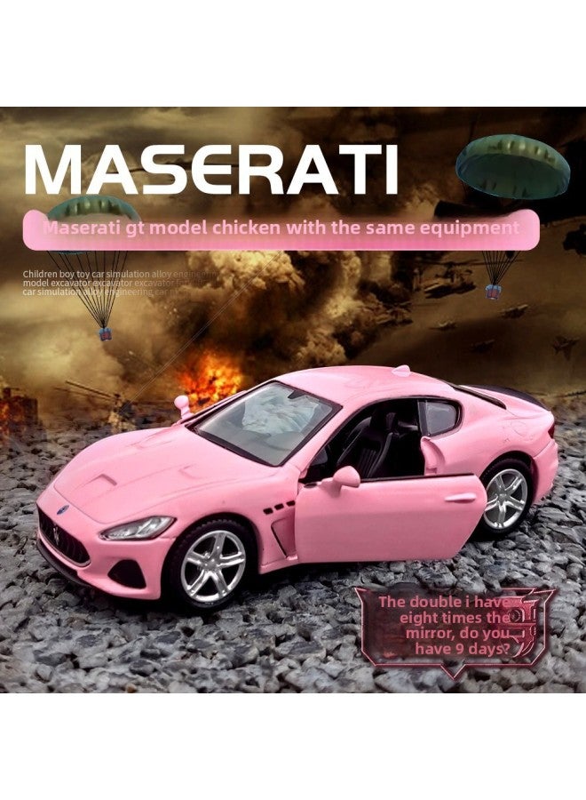 Pink Alloy Car Model MaKeda Pullback Simulation Vehicle Toy For Children From Chaozhou China Suitable For Ages 7-14-Color:Boxed Lamborghini Hurricane Pink - Image 4