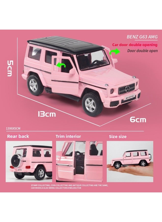 Pink Alloy Car Model MaKeda Pullback Simulation Vehicle Toy For Children From Chaozhou China Suitable For Ages 7-14-Color:Boxed Lamborghini Hurricane Pink - Image 3
