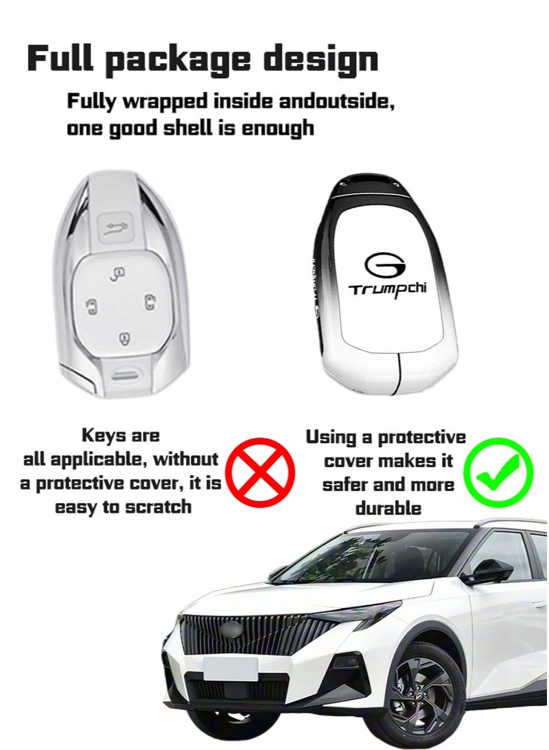 GAC Trumpchi car key protection cover, suitable for the 2026 new GS3 car model key protection cover, anti drop, wear-resistant, perfect all inclusive, precise matching - Image 2