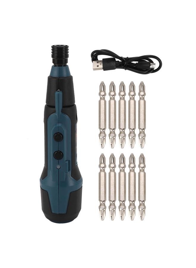 Thoraya - 3.6V Electric Screwdriver with Flashlight Lithium Battery Powered Portable Rotary Screwdriver and Bit Set - Image 1