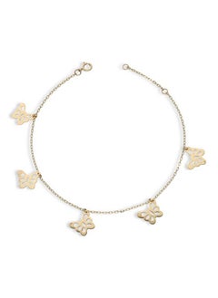 Gold Butterflies Bracelet 18KT - FKJBRL18KU1035