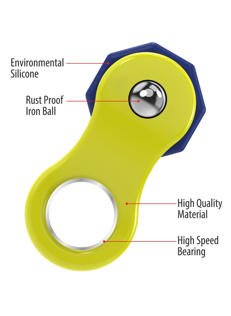 Zikra Fidget Toy, Fidget Spinners Toy for Adults and Kids, Gifts Suitable for Children with Autism and ADHD, Quiet Office Desk Toy, Excellent for Relieving Stress and Anxiety Toys (Yellow) - Image 5