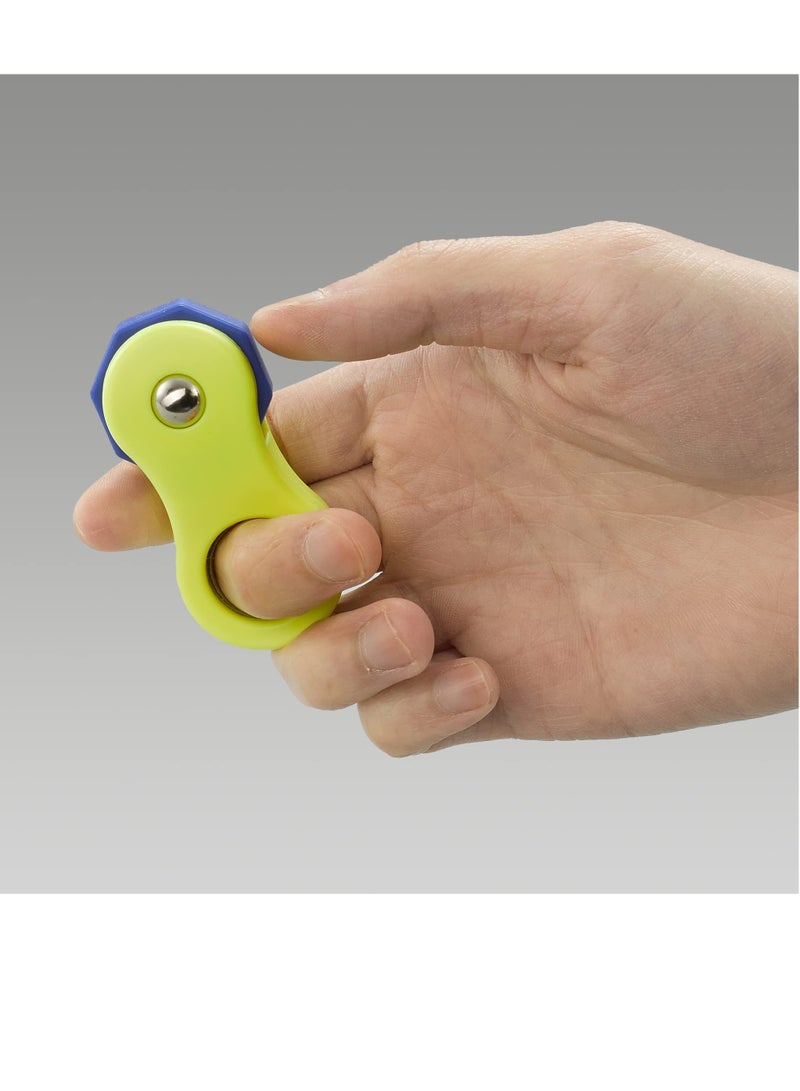 Zikra Fidget Toy, Fidget Spinners Toy for Adults and Kids, Gifts Suitable for Children with Autism and ADHD, Quiet Office Desk Toy, Excellent for Relieving Stress and Anxiety Toys (Yellow) - Image 1