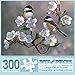 Bits and Pieces Large 300 Piece Jigsaw Puzzle for Adults Cherry Blossom Chickadees Spring Birds Jigsaw Puzzle by Artist Russell Cobane Completed Puzzle Size 18 x 24 - Image 2