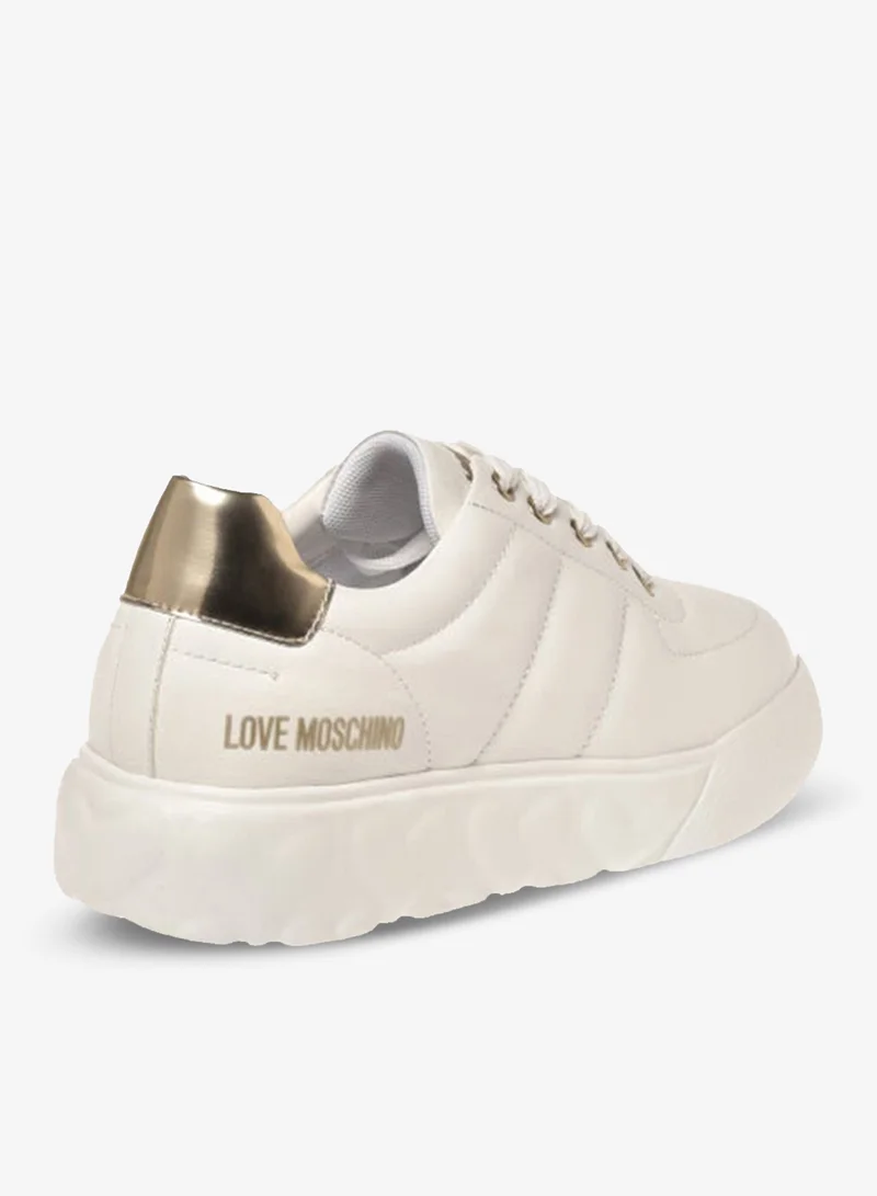 Love Moschino Lace Up Low Top Sneakers