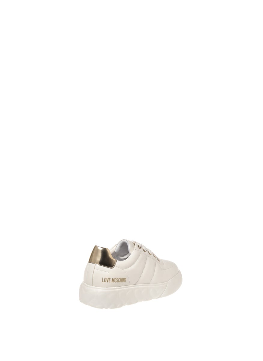 Love Moschino Lace Up Low Top Sneakers  - Image 2