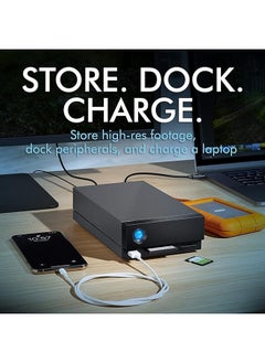 LACIE LaCie 1big Dock, 18TB, External Hard Drive, HDD Docking Station, Thunderbolt 3, 7.200 RPM, Enterprise Class Drives, for Mac and PC Desktop (STHS18000800)  - Image 2