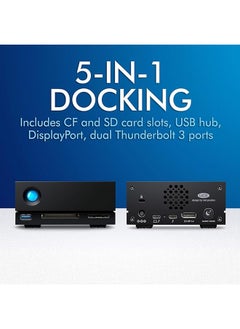 LACIE LaCie 1big Dock, 18TB, External Hard Drive, HDD Docking Station, Thunderbolt 3, 7.200 RPM, Enterprise Class Drives, for Mac and PC Desktop (STHS18000800)  - Image 3