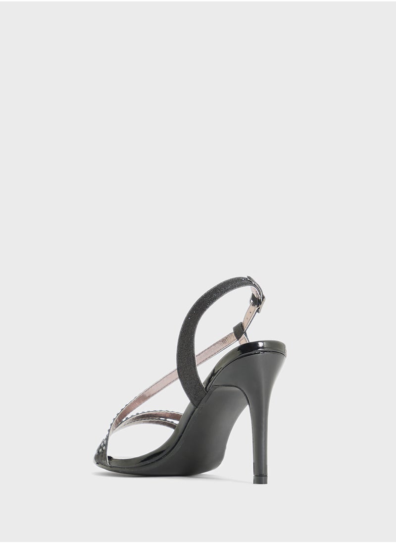 Spot-On - Embellished Strap Occasion Sandal - Image 1