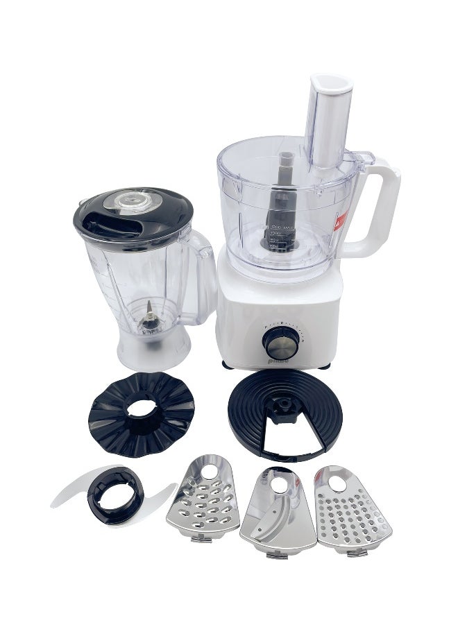 Prime Compact Food Processor 2.1L 800W White  - Image 1