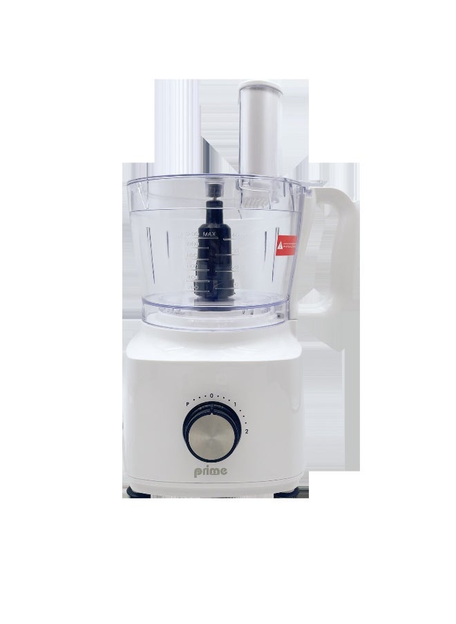 Prime Compact Food Processor 2.1L 800W White  - Image 2