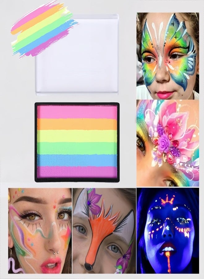سكويشي قطعتان من طلاء الوجه، طلاء وجه للمكياج، طلاء وجه لحفلات أعياد الميلاد، مكياج أزياء المهرجانات، تحويل شخصية تنكرية - Image 4