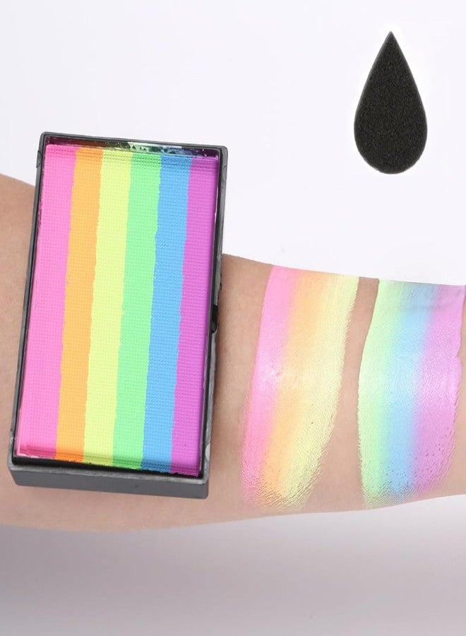 سكويشي قطعتان من طلاء الوجه، طلاء وجه للمكياج، طلاء وجه لحفلات أعياد الميلاد، مكياج أزياء المهرجانات، تحويل شخصية تنكرية - Image 1