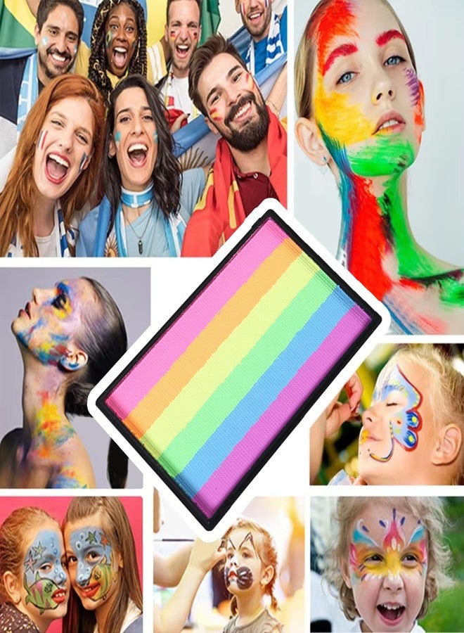سكويشي قطعتان من طلاء الوجه، طلاء وجه للمكياج، طلاء وجه لحفلات أعياد الميلاد، مكياج أزياء المهرجانات، تحويل شخصية تنكرية - Image 5