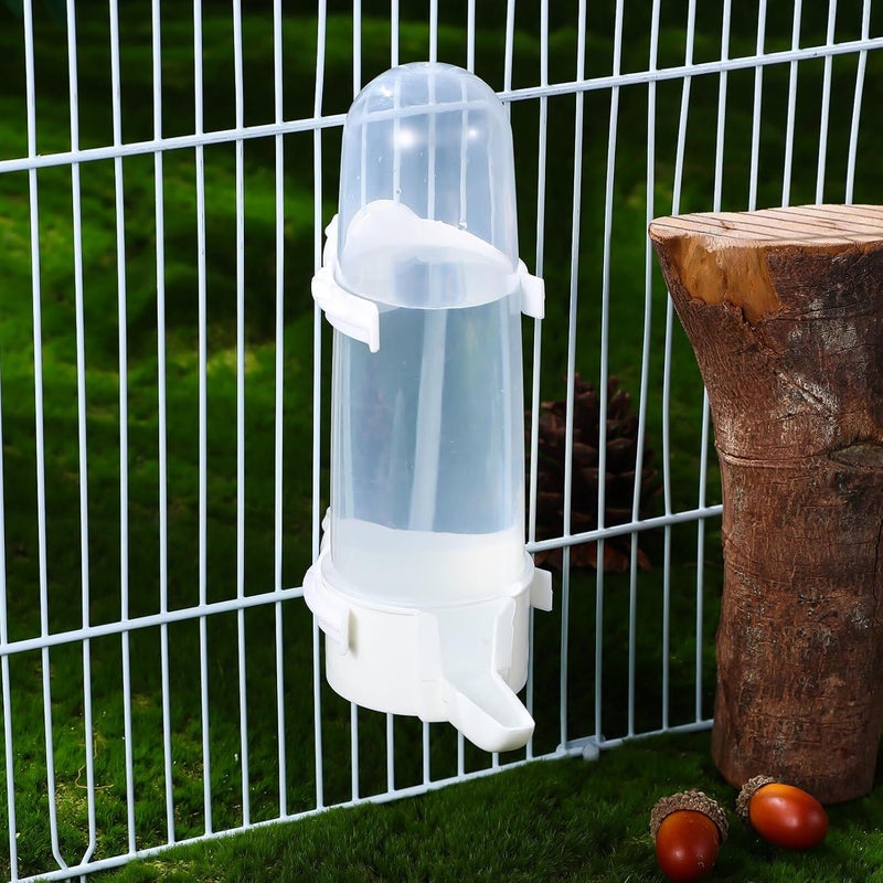 FOMIYES 2pcs Bird Feeder Automatic Bird Water Dispenser for Cage Clear Bird Drinker Bottle Food Dispenser for Parrot Budgie Lovebirds Cockatiel - Image 5