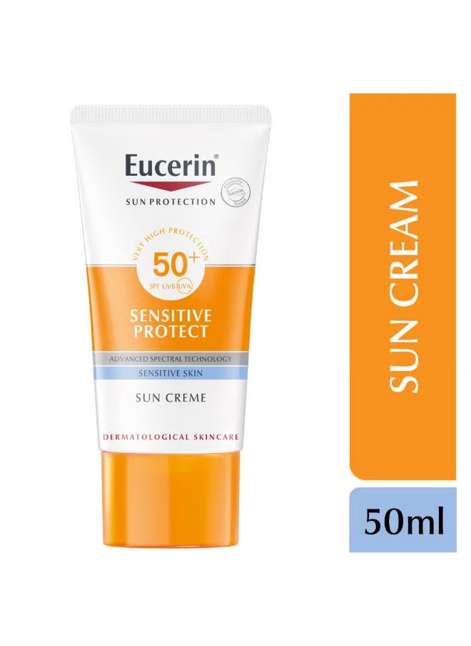 Eucerin Sunscreen for Sensitive Skin Protection SPF +50 50ml  - Image 5