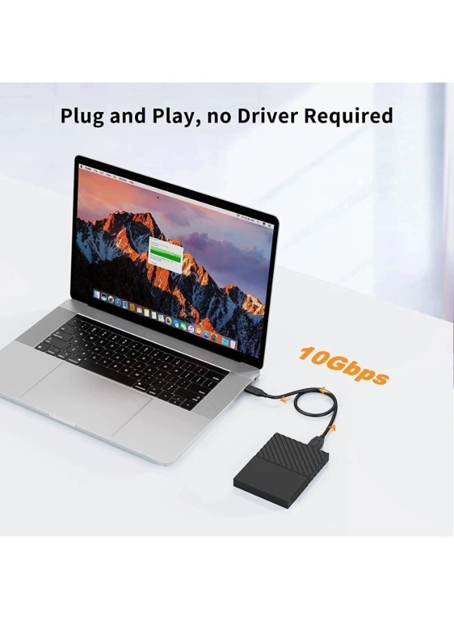 CABLE CONV USB-C to External Hard Drive Cable 1M – Fast Data Transfer Type-C Cable for HDD/SSD, Laptop & Mobile Compatibler HDD/SSD, Laptop & Mobile Compatible - Image 4