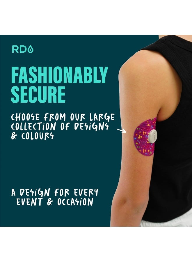 RockaDex Adhesive Patches - Compatible For Freestyle Libre Sensor, Custom-Designed Freestyle Libre Patches, Diabetic Supplies Mix 10 Pack Cacti - Image 3