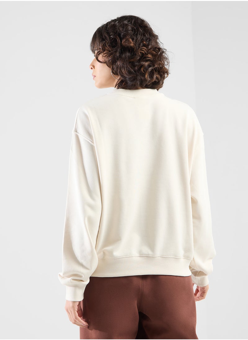New Balance - French Terry Oversized Logo Sweatshirt - Image 1
