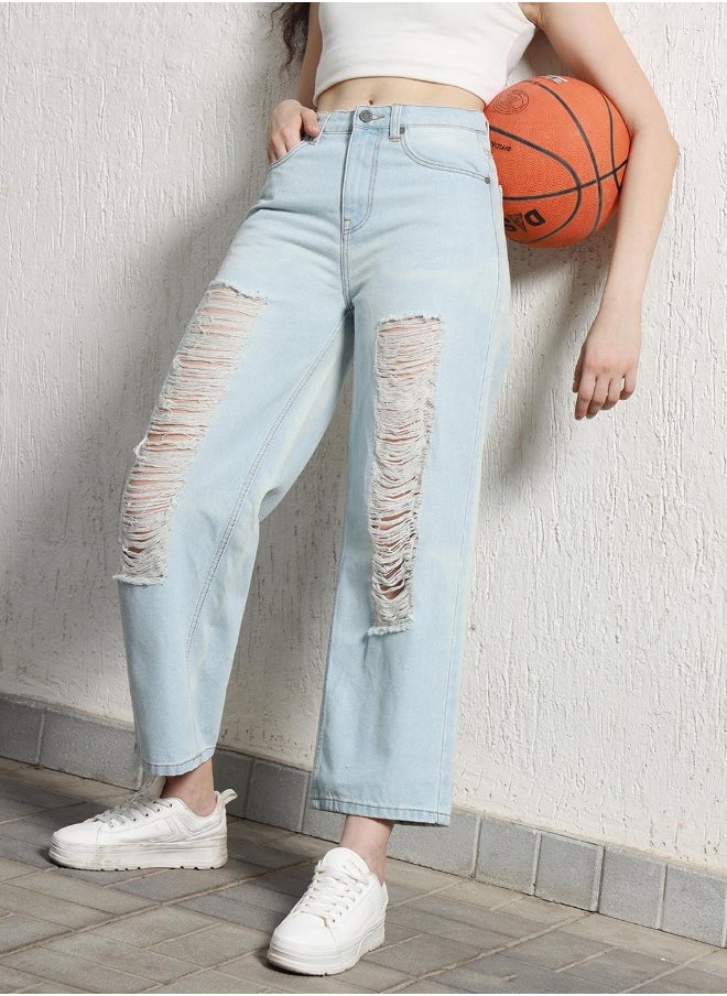 Hubberholme Indigo Jeans For Women  - Image 4