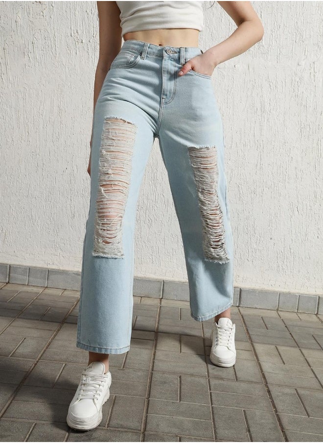 Hubberholme Indigo Jeans For Women  - Image 3