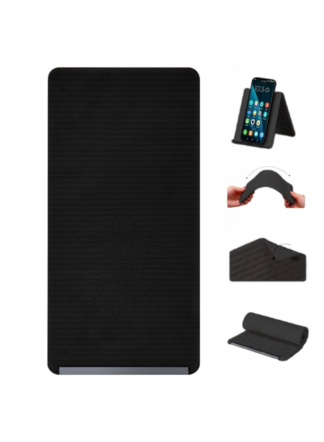 Adjustable Silicone Foldable Holder, Flexible Deformation Bracket for Phone Tablet Laptop, Universal Portable Stand with Aluminum Core for Travel & Office - Image 1