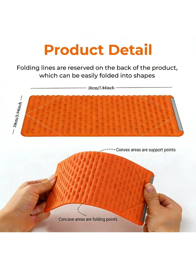 Adjustable Silicone Foldable Holder, Flexible Deformation Bracket for Phone Tablet Laptop, Universal Portable Stand with Aluminum Core for Travel & Office - Image 5