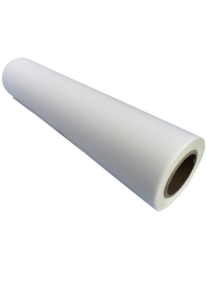 REX White matte sticker roll for drawing and printing, adhesive, 50 meters * 91 cm - Image 1