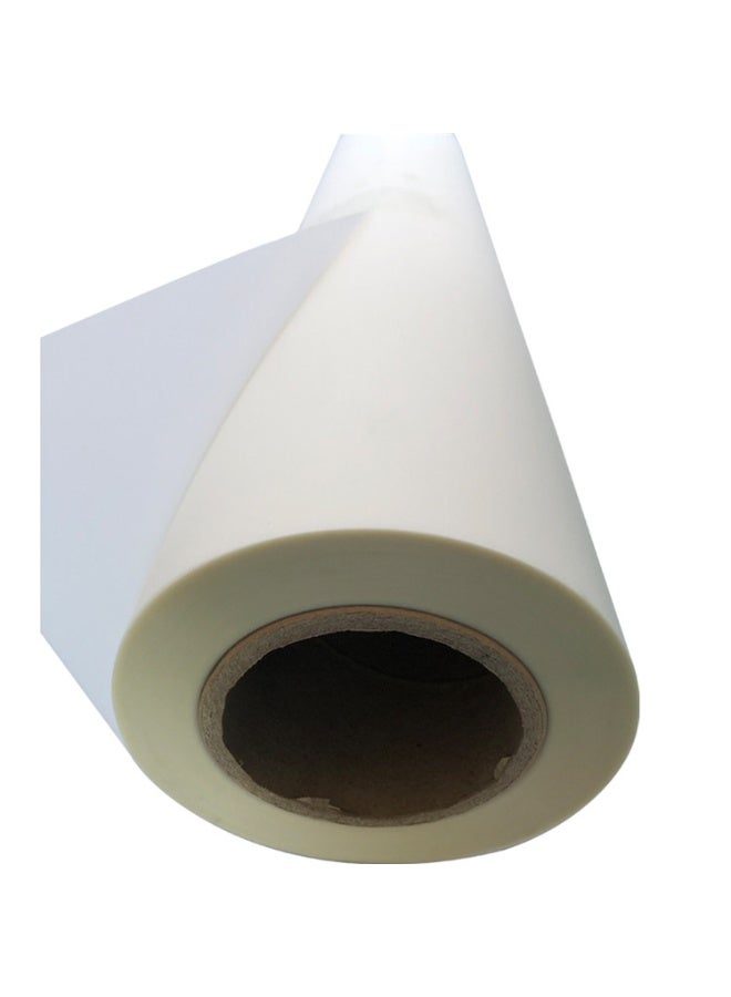 REX White matte sticker roll for drawing and printing, adhesive, 50 meters * 91 cm - Image 2