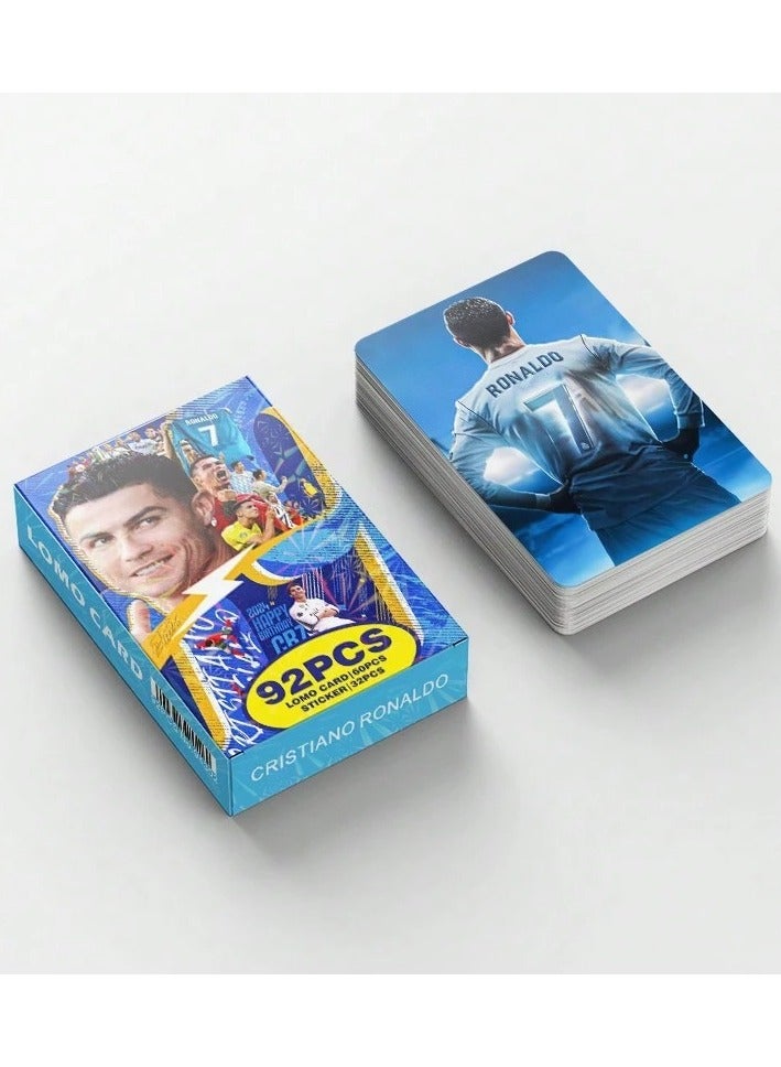 Generic Ronaldo Card and Sticker Collection - 60 Cards + 32 Stickers (92 Pieces)  - Image 5