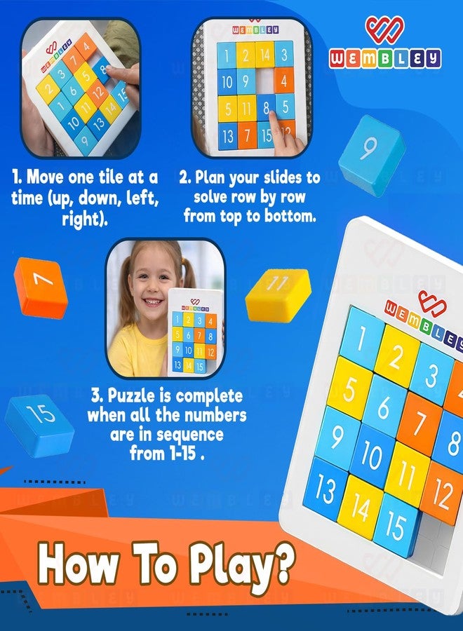 Wembley Number Brain Puzzle Game for Kids | Educational Toy for Boys & Girls Ages 5-14 Years | Improves Focus & Problem Solving - Image 4