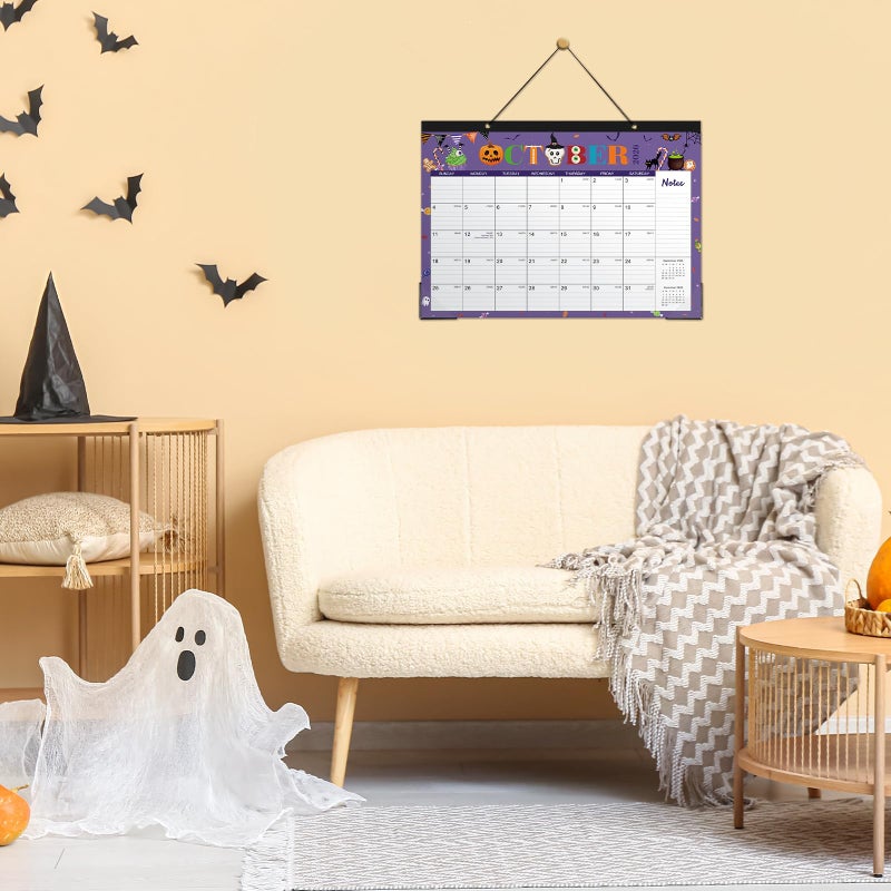 Coboll 2026 Desk Calendar - 2026 Calendar from January 2026 to December 2026, 12" x 17", 12 Monthly Desk Calendar with Protector Corner- Holiday Design - Image 3