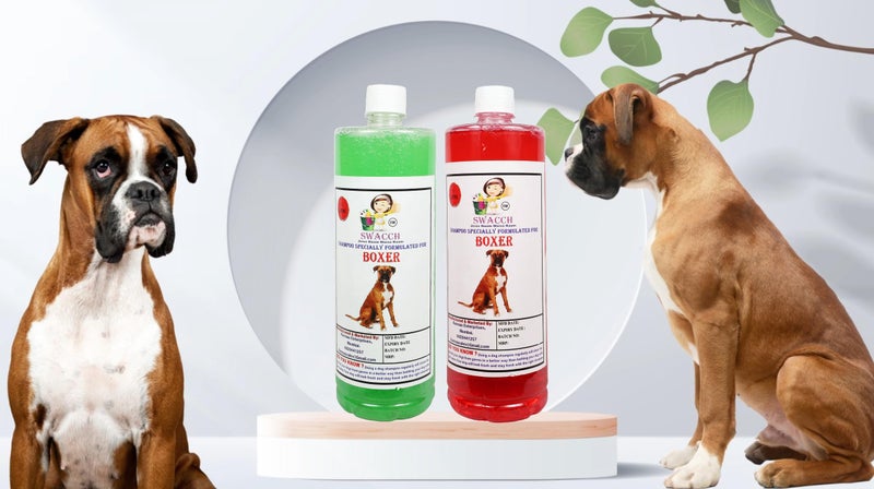 SWACCH Shampoo Specially FORMULATED for Boxer (1 Litre) (Combo Pack of 2) Strawberry & NEEM ALOVERA - Image 1