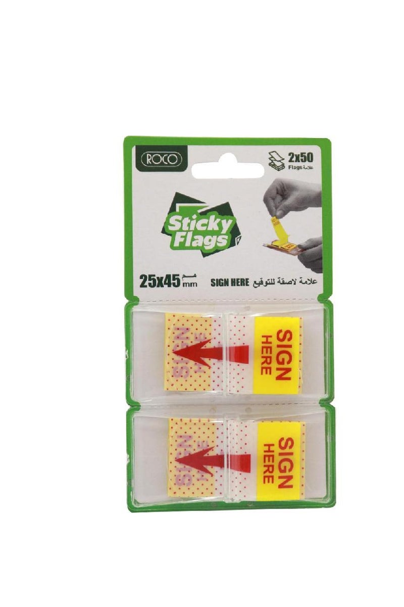 روكو أعلام الشريط أصفر