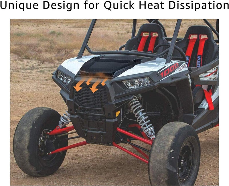A & UTV PRO Turbo Hood Scoop Replacement for Polaris RZR Models - Image 3