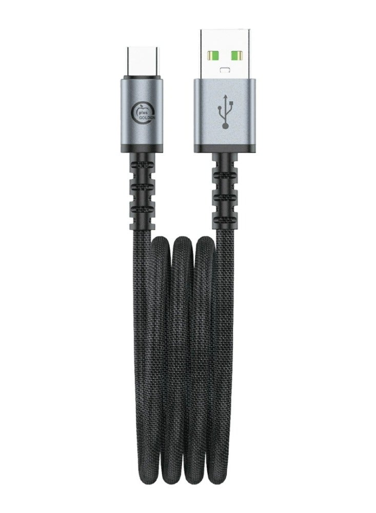 GOLDEN PLUS USB Type-C cable, anti-cut, Golden Plus brand, supports fast charging with 60W capacity - Image 1