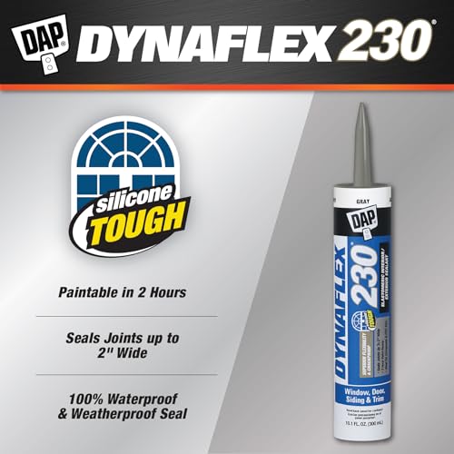 DYNAFLEX 230 DAP دينافليكس 230 سيلانت إلكترو مرن متميز، رمادي ألمنيوم، 10.1 أونصة (7079818286) - Image 2