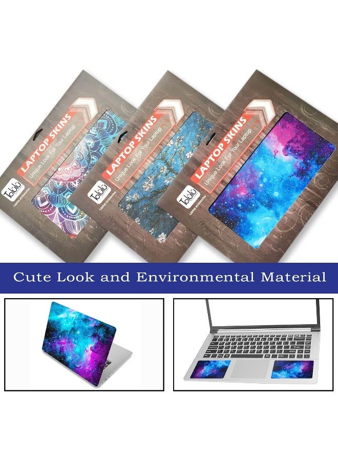 ARS Laptop Skin Sticker Decal for 12"–15.6" Laptops, Waterproof Vinyl Cover Protector for Notebook PC, Removable Decorative Laptop Sticker with Free 2 Wrist Pads, Universal Fit for MacBook, HP, Dell, Lenovo - Image 5
