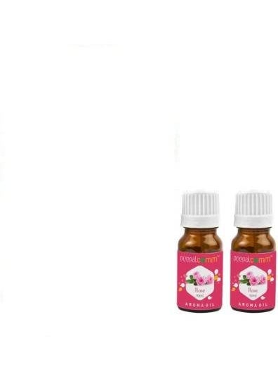 PeepalComm Peepalcomm Ceramic Electric Buddha Aroma Diffuser Home Fragrance Night Lamp Light with 2 Rose Aroma Oil of 10ml Each for Home Office Hotel Spa 10x10x14cm White  - Image 3