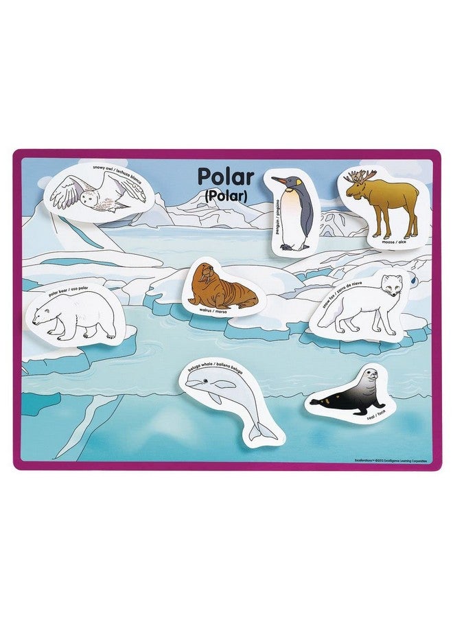 Excellerations Animals in Their Habitats 6 Puzzle Boards Learning Activity Tool for Kids (48 Pieces) - Image 5