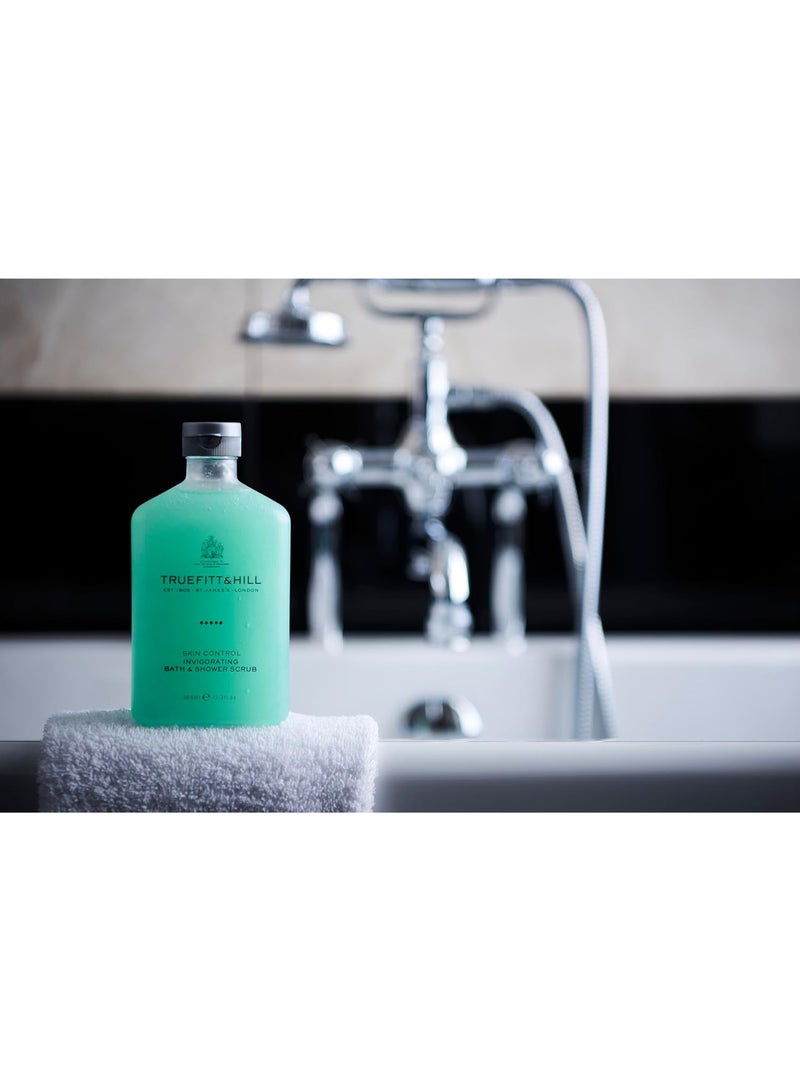 Truefitt & Hill Invigorating Bath & Body Shower Scrub For Men 365ML | Exceptionally Refreshing Rosemary and Mint Fragrance - Image 2